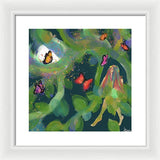 Colorful Butterflies - Framed Print