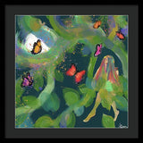 Colorful Butterflies - Framed Print