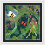 Colorful Butterflies - Framed Print