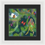 Colorful Butterflies - Framed Print