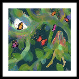 Colorful Butterflies - Framed Print