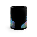 Space Butterfly - Black Coffee Mug, 11oz