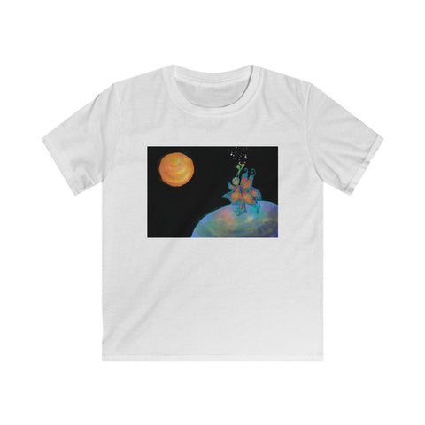 Space Butterfly - Kids Softstyle Tee