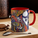 Paris Café Multiple Colors 11oz Accent Mug