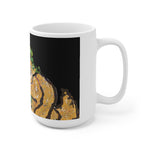 Flower Cat - Ceramic Mug 15oz