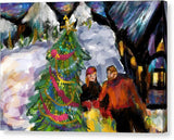 Festive Stroll - Canvas Print