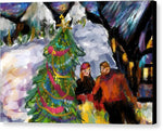 Festive Stroll - Canvas Print