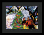 Festive Stroll - Framed Print