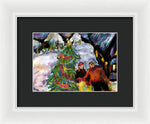 Festive Stroll - Framed Print