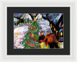 Festive Stroll - Framed Print