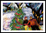 Festive Stroll - Framed Print