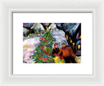 Festive Stroll - Framed Print