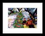 Festive Stroll - Framed Print