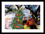 Festive Stroll - Framed Print