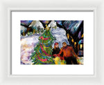 Festive Stroll - Framed Print