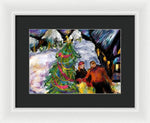 Festive Stroll - Framed Print