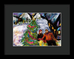 Festive Stroll - Framed Print