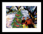 Festive Stroll - Framed Print