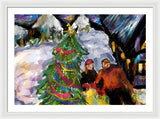 Festive Stroll - Framed Print