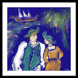 Pirate and Maiden - Framed Print