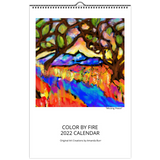 Color By Fire 2022 Wall Calendar - Art by Amanda Burr