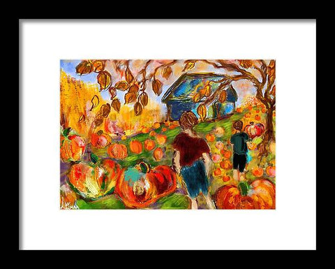 Autumn Child - Framed Print