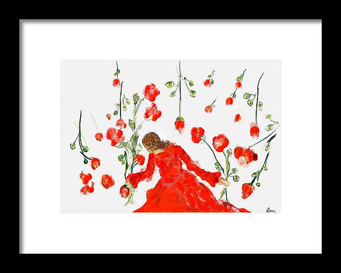 Rose Catcher - Framed Print