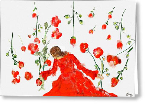 Rose Catcher - Greeting Card