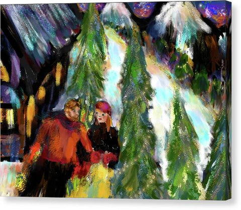 Snow Love - Canvas Print