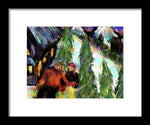 Snow Love - Framed Print