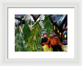 Snow Love - Framed Print