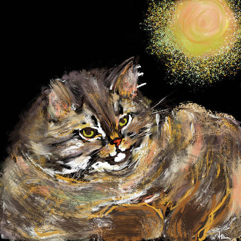 Sun Cat - Art Print