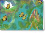 Yellow Butterflies - Greeting Card